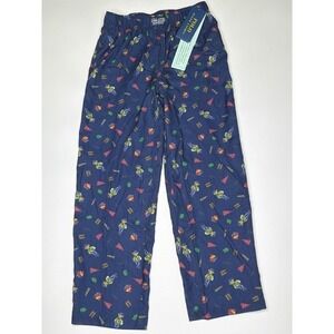 NWT‎ Polo Ralph Lauren Boys Pajama Pants Sleepwear Size Large Navy Bear Print